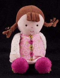 Carters Just One You Girl Doll Plush Lovey
